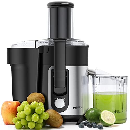 EASEHOLD 1000W Juicer Centrifugal, Professional Juice Maker Machine, Fruit Vegetable Extractor Whole,75MM Wide Feed Chute