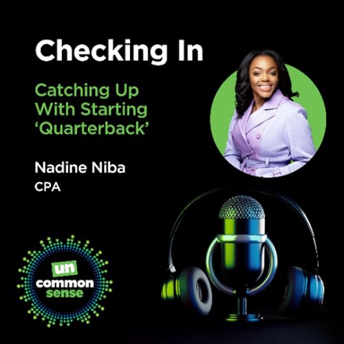 『Checking In: Catching Up With Starting Quarterback Nadine Niba CPA』のカバーアート