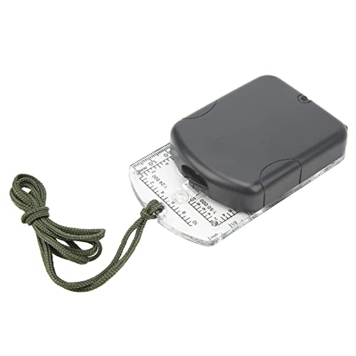 Brújula portátil multifuncional para exteriores miniatura 6