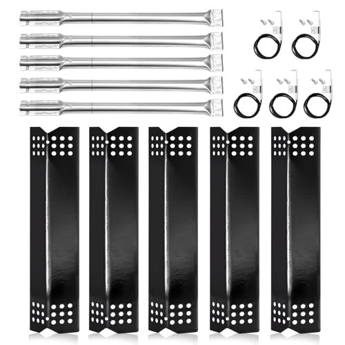 Criditpid Grill Replacement Parts for Kitchenaid 720-0709C 720-0893 720-0826 720-0733A 720-0733 860-0003, Jenn-Air 720-0727, 720-0709 720-0709B, Heat Shield, Burner, Igniter for Kitcheaid Grill Parts