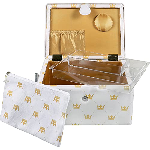 Singer 40218 Sewing Basket, Crown Print #TOP26
