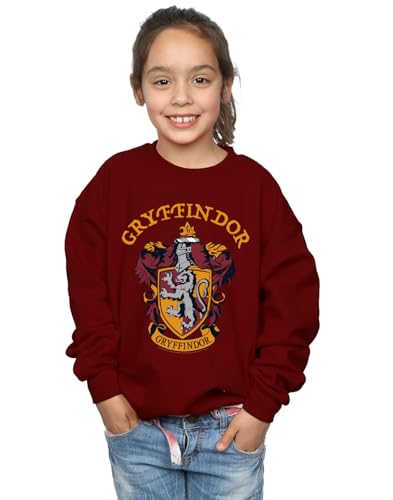 Harry Potter Girls Gryffindor Crest Sweatshirt Burgundy 3-4 Years