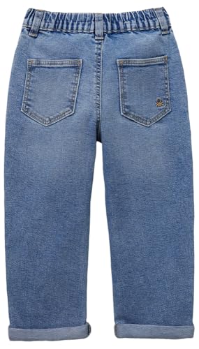 Pantalón Benetton turquesa de 3 años elástico y fácil de lavar 2