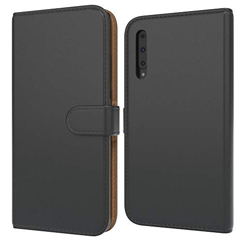 EAZY CASE Tasche kompatibel mit Huawei P Smart Pro / Y9s (2019) / Honor 9X Pro Schutzhülle mit Standfunktion Klapphülle, Handytasche Handyhülle Magnetverschluss & Kartenfach, Kunstleder, Schwarz