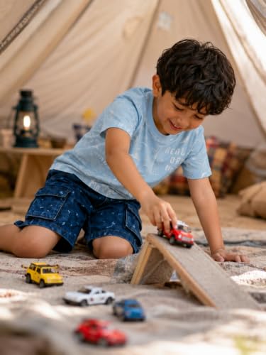 Image of Pilolo Kids Cargo Pocket Denim Shorts for Boys