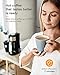 Sboly Single Serve Coffee Maker Brewer for K-Cup Pod & Ground Coffee Thermal Drip Instant Coffee Machine with Self Cleaning Function, Brew Strength Control