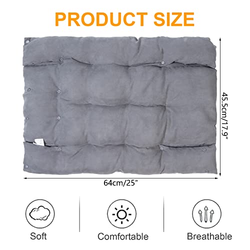 Pstardmoon Bunny Bed For Small Animals With 2 Pee Pad, Machine Washable Sleeping Rabbit Sofa Bed Bottom Breathable Soft Bunny Bed For Cats Kittens Rabbits Bunny Guinea Pigs Kitty (Grey, Style 1) #TOP1