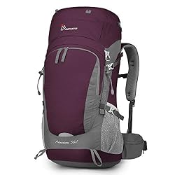MOUNTAINTOP Mochila Trekking Hombre 50/60Litro Mochila de Senderismo Mochila de Montaña Unisex Impermeable para Viaje Camping-6012