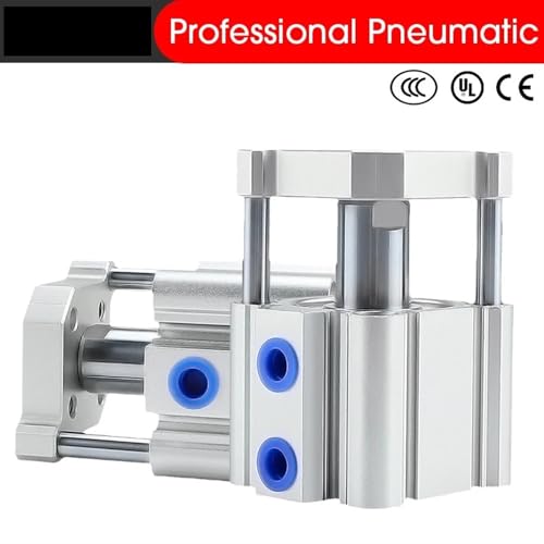 Vérin pneumatique compact CQMB à tige de guidage anti-rotation double effet - 2