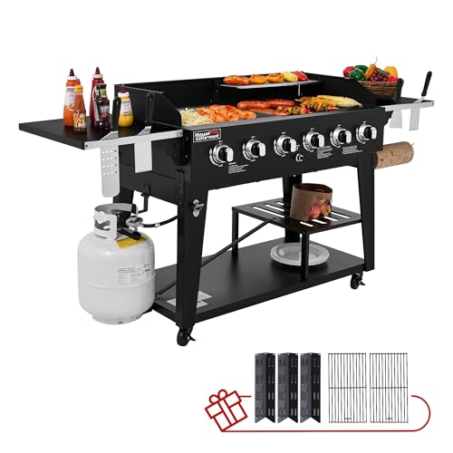Royal Gourmet 6-Burner Gas Grill & Griddle Combo