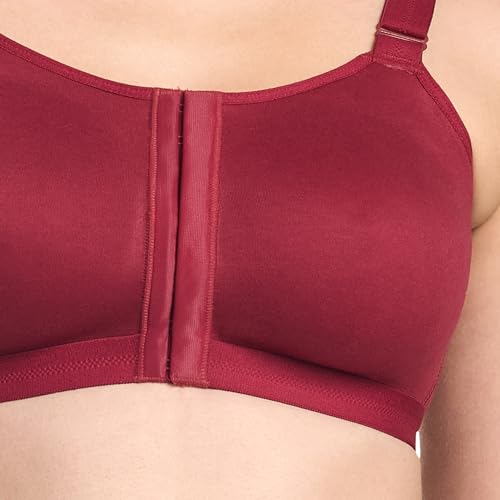 Image of TRYLO Cotton Riza Women's Non-Padded Non-Wired,Full Coverage,Seamless Front Open Bra