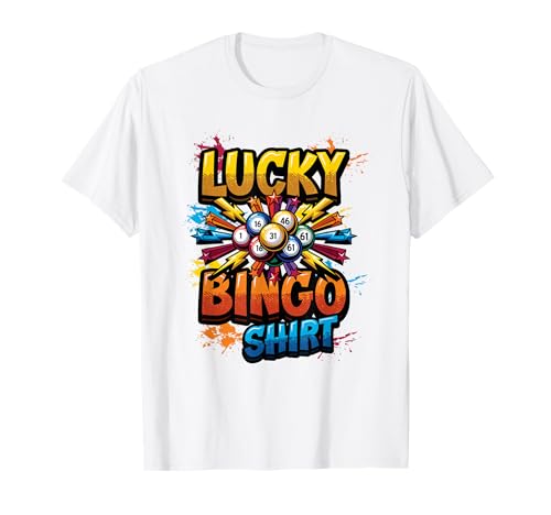 Lucky Bingo Game Player Citation This is My Lucky Bingo T-Shirt