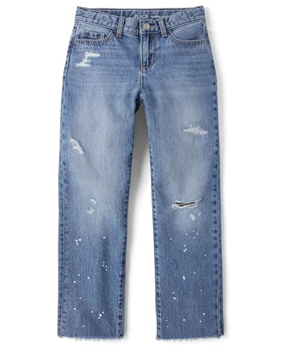 Image of The Children's Place Girls' Wide Leg Jeans
