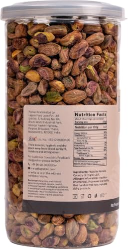 Image of Lagom Pistachio Kernels 1 kg | Premium Pista Giri (Without Shell) | Crunchy, Naturally Nutty | No Added Preservatives | Vegan, Gluten Free, Non-GMO
