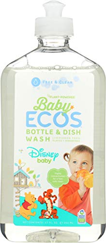 Image of Earth Friendly Products Baby Ecos Bottle and Dish Wash, Free and Clear, Disney, 17 Fl Oz