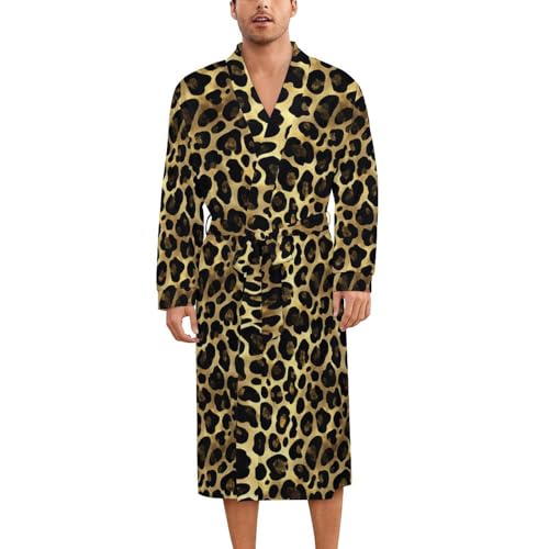 Robe de nuit en soie léopard chic pour des soirées de pure détente