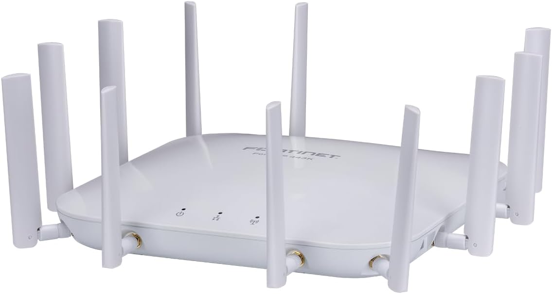 Fortinet FortiAP 443K | 4x4 Wi-Fi 7 Outdoor Wireless Access Point - Tri-Band, External Antennas, 2X 10G Ethernet Ports (FAP-443K-A)