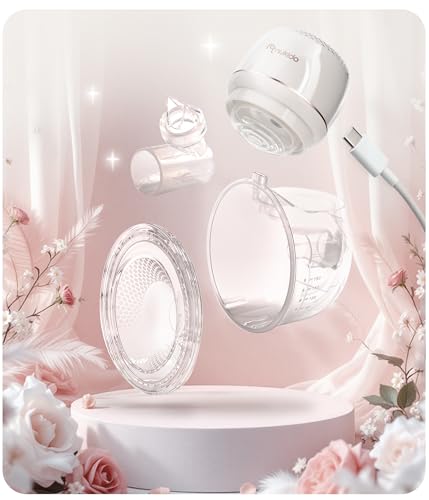 Nukido Tiralatte Elettrico 3 Modalità Portatile Led Display Bpa Free Silicone Bianco Oro - 6