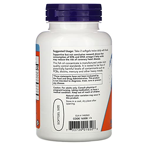 Omega 3 1000 mg 100 Softgel Now Foods
