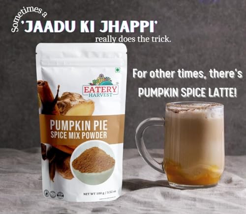 Image of EATERY HARVEST by Saipro Pumpkin Pie Spice Powder 100 Gm, Diabetic friendly For Classic Pumpkin Pie latte, Apple Pie Spice | Cookies| Beverages| Lattes|Smoothies| Hot Chocolates All Natural, No added Sugar