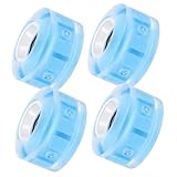 BESTonZON 4 Piezas Patines Ruedas Iluminadas Ruedas De Patinaje sobre Ruedas Rueda De Patinaje Accesorio Rueda Patines Ruedas Iluminadas para Patines Suministro De Rueda Blue PU