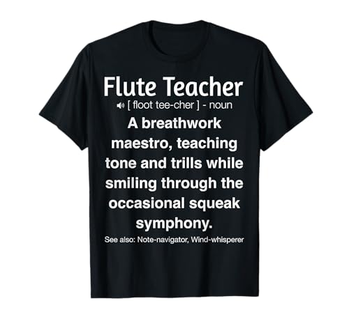 Profesor de flauta divertido Camiseta
