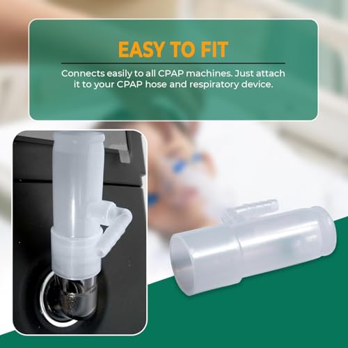 Image of Bistras Oxygen Enrichment Adapter, Oxygen Connector. CPAP Tube Adapter- 2pk