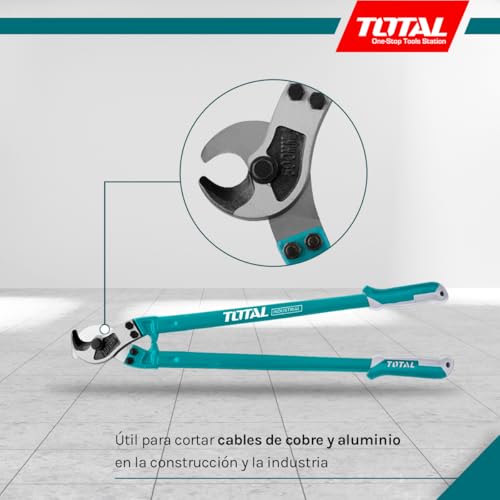 Cortacables de dos manos TOTAL de acero inoxidable para corte de aluminio 5