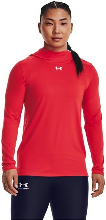 Under Armour Womens Performance Long Sleeve Hoody Red LG