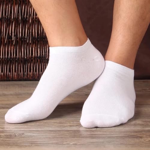 Image of 12-30 Pairs Low Cut Ankle Socks for Men Thin Breathable Casual No Show Athletic Socks Bulk