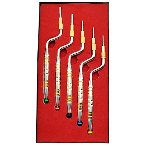 Osteotomes Set Of 5 Concave Tips Sinus Lift Dental Implants Bone Graft Spreading Artman Instruments #TOP1
