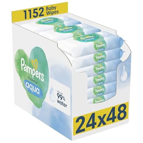 Pampers Harmonie Aqua Baby Wipes - 1152 Pack Cover