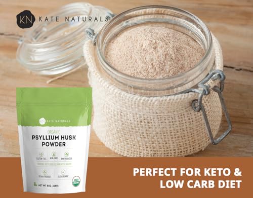 Kate Naturals Organic Psyllium Husk Powder