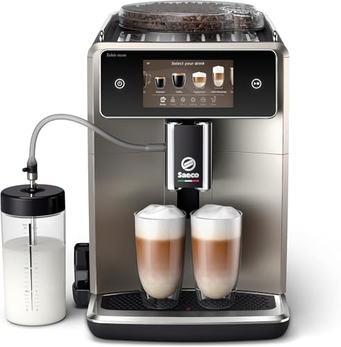 Saeco Xelsis Deluxe Cafetera Superautomática - Wi-Fi Integrado, 22 Variedades de Caf...
