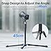 Ulanzi TT43 Extendable Photography Light Stand, Adjustable 6.23ft Aluminum Tripod, Reversible Portable Studio Lighting Tripod for Continute Output Lighting/Strobe Light/Webcams/Cameras/Softbox