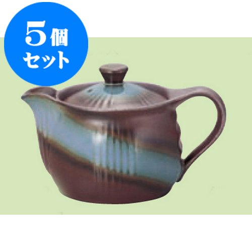 Amazon｜kbu3-474-05-713-5set 5個セット 萬古焼急須 2.0青彩万古