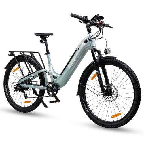AZMA Bici Elettrica,27,5"/29" Bici Elettrica Uomo Donna da 36V/48V Batteria
