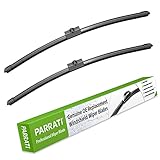 PARRATI® 26 Inch & 18 inch of High Performance Premium All-Season Automotive Replacement Front Windshield Wiper Blades for 2011-2015 BMW 528i 550i 740i, Easy DIY Install (Set of 2)