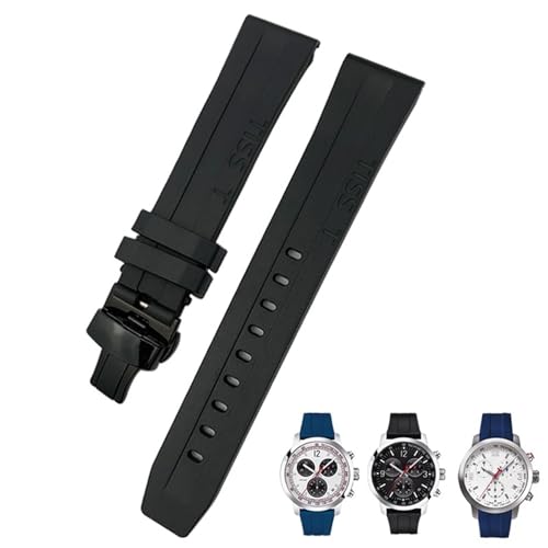 Bracelet silicone étanche 20mm résistant pour montres sport T114