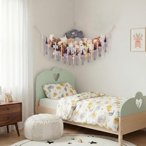 Hamaca de macramé tejida a mano Pretty Jolly con borlas decorativas 5