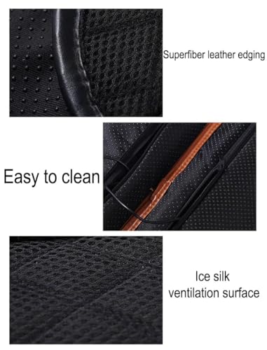 Coussin siège auto réfrigération marron avec 10 ventilateurs pour l'été