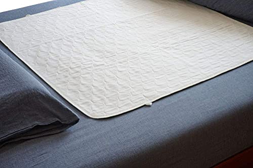 Careboree 2 Pack Cotton Top Quilted Underpad, Waterproof Extra Absorbent Use for Incontinence Bed...