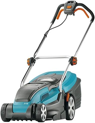 Gardena 37 E PowerMax - Cortacésped (Cortacésped manual, Hojas ci...