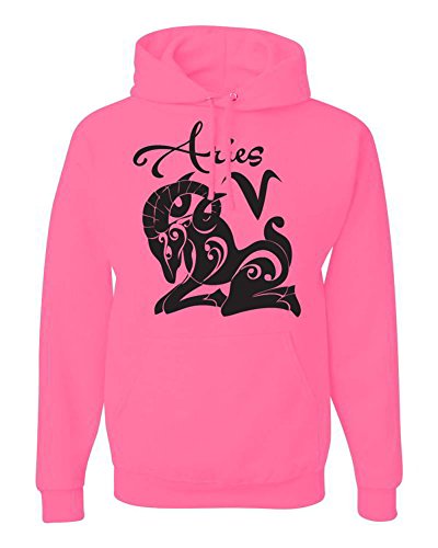 CheapAssTees Aries Horoscope Graphic Clothing - Hoody - Pink - Medium CheapAssTees Aries Horoscope Graphic Clothing - Hoody - Pink - Medium