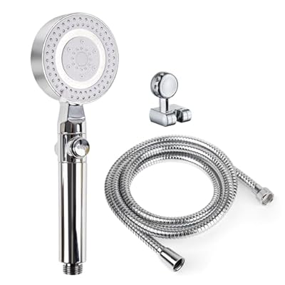 RV Shower Head with Hose, High Pressure 5 Mode Shower head Replacement, Shower Head for RV/Campers, Travel Trailer, Motorhome for Water Saving,Pause function Filter cotton LYHS-411