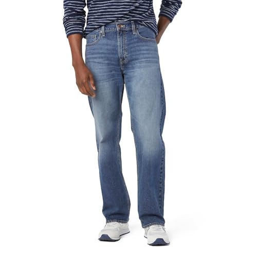 Levi Strauss Signature Gold Men's Loose Fit Jeans, Rolling Dune, 36Wx30L