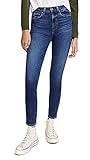 PAIGE Women's Flaunt Denim Cheeky Ankle Jeans, Roam, Blue, 28