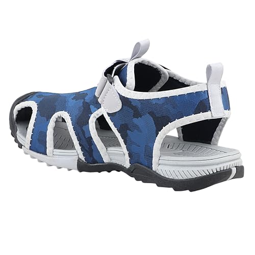 Image of FUEL Fisherman Sandals for Men Comfortable, Flexible & Breathable Stylish Casual Sandals Protective Bump Toe Perfect Outdoor Beach Anti-Skid Sports Footwear For Gents (Soldier-12)