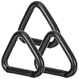 Toddmomy Mosquetones Grandes de Escalada Hebilla Triangular y Clip de Mosquetón para Senderismo, 3 Piezas Gancho Resistente para Exteriores