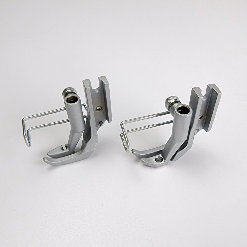Right + Left Zipper Knurled Presser Foot for Durkopp Adler 67 68 167 267 69 269